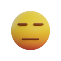 flat face emoticon png