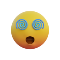 expressão emoticon rosto tonto png