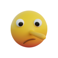 Emoticon expression pinocchios face png