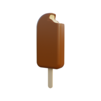 3D-voedselpictogrammen chocolade-ijs png