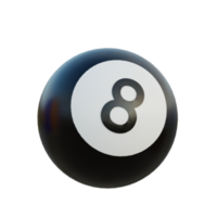 billiard ball 3d element