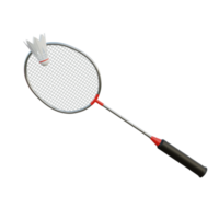 raquete de badminton e peteca png