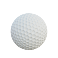 elemento 3d de pelota de golf png
