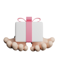 Hand Gesture Holding Gift png