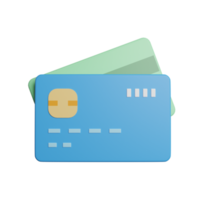 elemento financiero de tarjetas de pago digital png