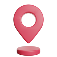 Pin de marcador de posición de ubicación de mapas