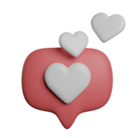 wie Liebes-Social-Media-Element png