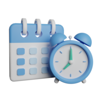 Zeit- und Datumskalender monatlich mit Alarm png