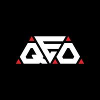QEO triangle letter logo design with triangle shape. QEO triangle logo design monogram. QEO triangle vector logo template with red color. QEO triangular logo Simple, Elegant, and Luxurious Logo. QEO