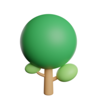 adorable arbre vert png