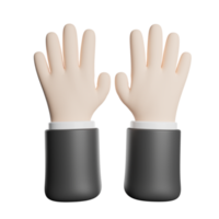 levantar el gesto de la mano png