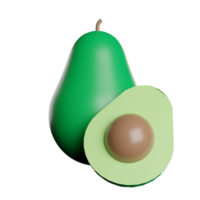 färsk frukt avokado png