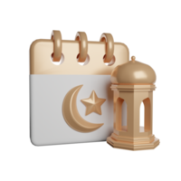 hora y fecha calendario mensual ramadan linterna png