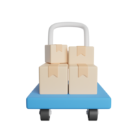 caja de paquete dolly png