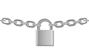 carte de crédit en chaîne verrouillée avec cadenas clipart illustration de conception png