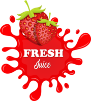 suco de fruta espirra ilustração de design de clipart png