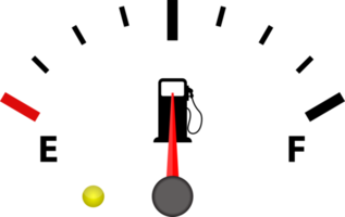 ilustración de diseño de imágenes prediseñadas de indicador de combustible png