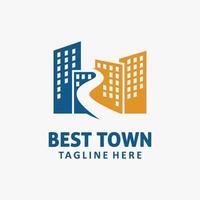 Town building logo design