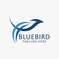 Line bird logo design vector