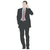 Businessman People Cartoon. vector