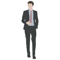 Businessman People Cartoon. vector