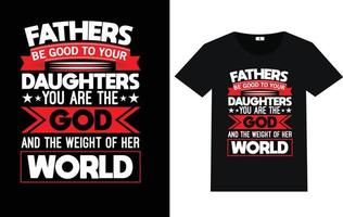 Happy Father's Day T-shirt design vector