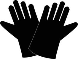 icono de guantes de limpieza sobre fondo blanco. estilo plano icono de guantes protectores de goma para el diseño de su sitio web, logotipo, aplicación, ui. símbolo de guantes de látex. signo de guante vector