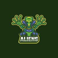 Illustration vector graphic of Aliens, good for logo design