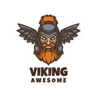 gráfico vectorial ilustrativo de vikingo, bueno para el diseño de logotipos vector