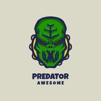 gráfico vectorial de ilustración de depredador, bueno para el diseño de logotipos