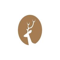 deer icon logo vector illustration