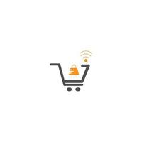 shopping logo vector illustration