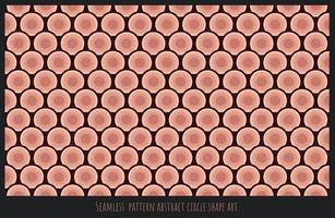 Seamless  pattern abstract circle geometry shape art vector