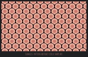 Seamless  pattern abstract circle geometry shape art vector