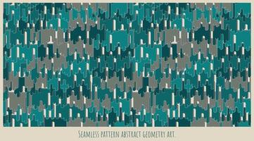 Seamless pattern abstract geometry art vector