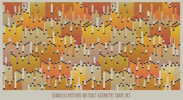 Seamless pattern abstract geometry shape art vector