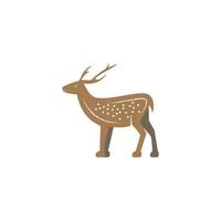 deer icon logo vector illustration