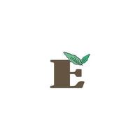 letter E logo vector illustration design