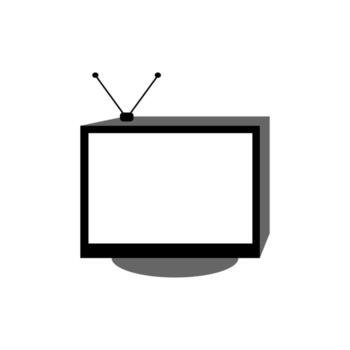 diseño de ilustración de vector de televisión
