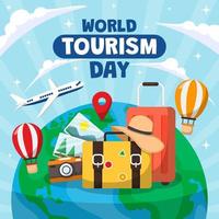 World Tourism Day Concept vector