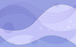 Abstract background dynamic waves and circles, lines on violet background. Vector illustration