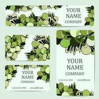 Business card for your design vector