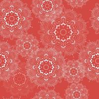 Seamless background with mandala vector