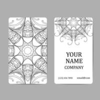 tarjetas de visita para su diseño vector