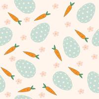 Easter seamless pattern and Beautiful Easter Egg Seamless Pattern Background for printing on paper or fabric vector