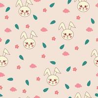 Easter seamless pattern and Beautiful Easter Egg Seamless Pattern Background for printing on paper or fabric vector