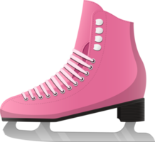 Ice and roller skates clipart design illustration png