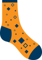 illustration de clipart de chaussettes différentes png