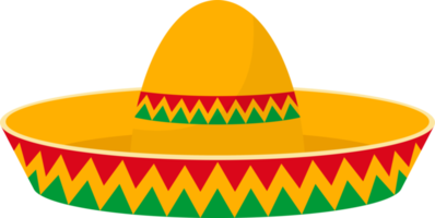 illustrazione di progettazione clipart cappello messicano png