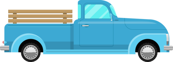 ilustración de diseño de imágenes prediseñadas de camioneta retro png